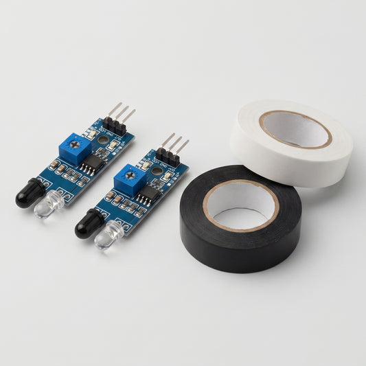 IR-sensor linjefølger-sæt til robotbilen