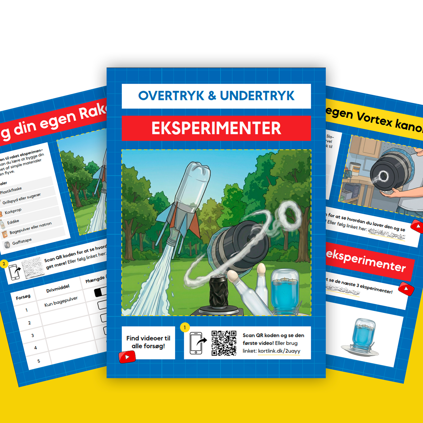 Overtryk & Undertryk – Eksperimenthæfte for børn (PDF)